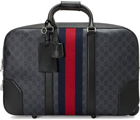 gucci trolley|Gucci duffle bag with wheels.